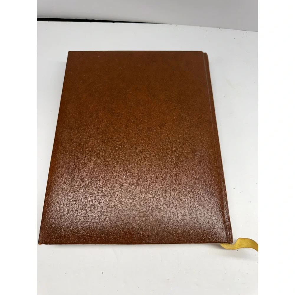 Vintage 1978 Bon Appetit Social Planner Hardcover Recipe Book Calendar Brown